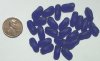 25 13mm Twisted Ovals - Matte Cobalt